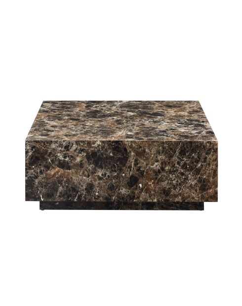 Fever - Mesita marrón - 90x90x35 cm