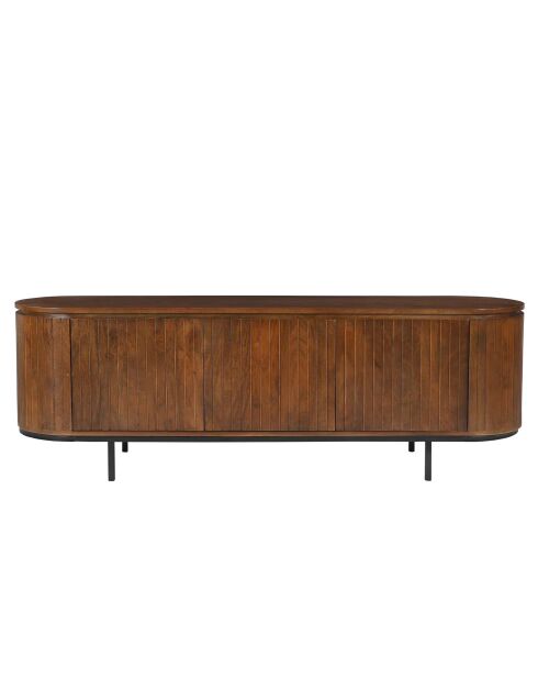 Sit - Buffet bas Ambra naturel, noir - 170x43x56cm