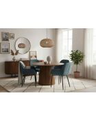 Sit - Buffet bas Ambra naturel, noir - 170x43x56cm