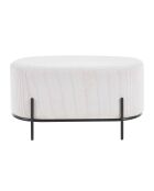 Fever - Polsterbank aus beigem Kord - 80x40x42 cm