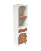Sit - Armoire haute Holvik blanc, naturel - 50x40x175cm