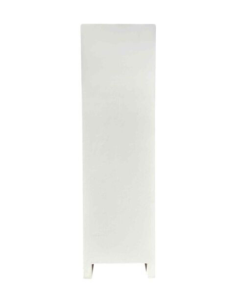 Sit - Armoire haute Holvik blanc, naturel - 50x40x175cm