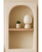 Sit - Armoire haute Holvik blanc, naturel - 50x40x175cm