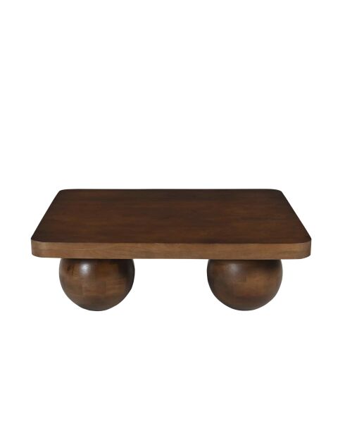 Sit - Tavolino da caffè Rondura marrone - 90x90x28cm