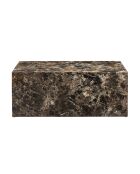 Fever - Tavolino da caffè marrone - 90x60x35 cm