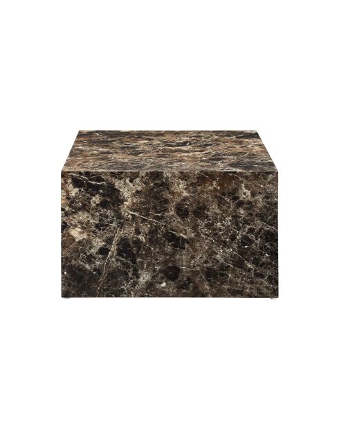 Fever - Tavolino da caffè marrone - 90x60x35 cm