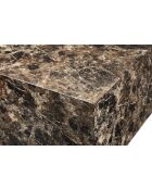 Fever - Tavolino da caffè marrone - 90x60x35 cm