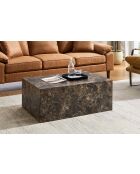 Fever - Tavolino da caffè marrone - 90x60x35 cm