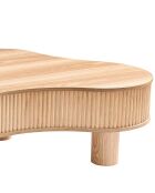 Fever - Tavolino da caffè naturale - 116x77x32 cm