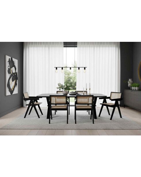 Sit - Plateau Black Smooth noir - 180x90x3cm