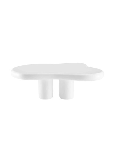 Fever - Mesita blanca - 123x89x35 cm