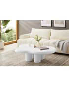 Fever - Mesita blanca - 123x89x35 cm