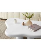 Fever - Mesita blanca - 123x89x35 cm