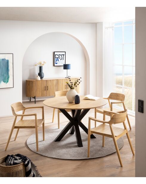 Sit - Plateau Scandi Blonde naturel - 120x120x3cm