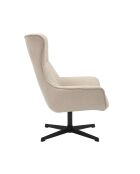 Fever - Poltrona beige in tessuto strutturale - 85x83x103 cm