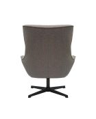 Fever - Fauteuil tissu structurel taupe - 85x83x103 cm