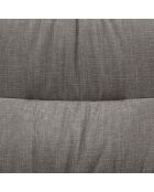 Fever - Fauteuil tissu structurel taupe - 85x83x103 cm