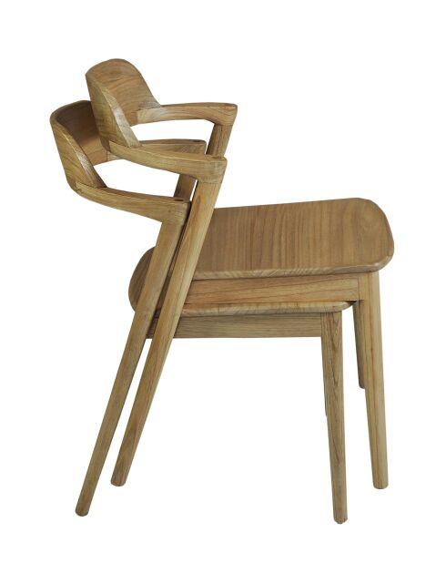 Sit - Chaise Scandi Blonde naturelle - 60x50x78cm