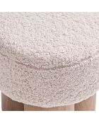 Fever - Pouf noyer/marron - D.50 cm