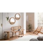 Sit - Miroir Rattan naturel - 60x3x60cm