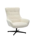 Fever - Poltrona beige in ciniglia - 81x85x103 cm