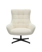 Fever - Poltrona beige in ciniglia - 81x85x103 cm