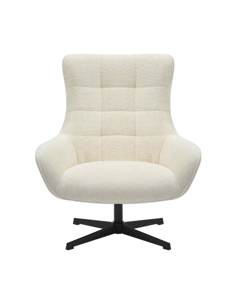 Fever - Poltrona beige in ciniglia - 81x85x103 cm