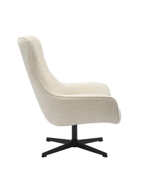 Fever - Poltrona beige in ciniglia - 81x85x103 cm