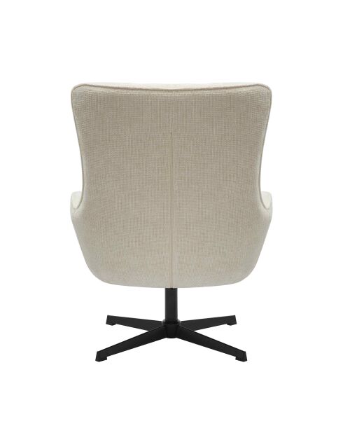 Fever - Poltrona beige in ciniglia - 81x85x103 cm