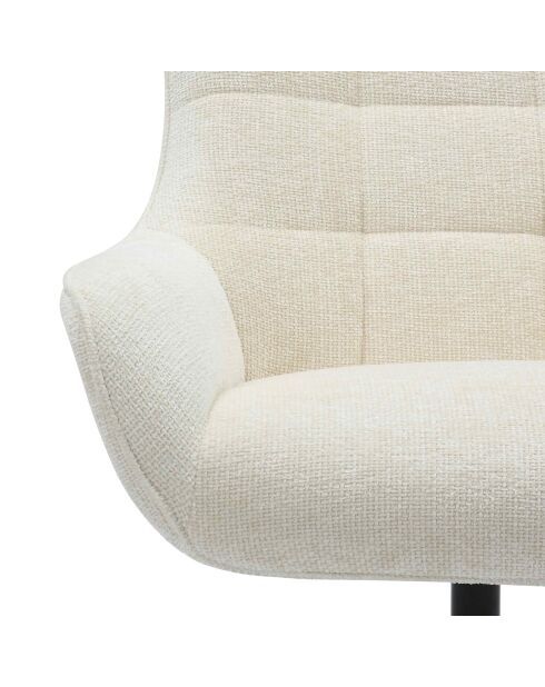 Fever - Poltrona beige in ciniglia - 81x85x103 cm