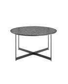 Fever - Mesita negra - D.80 cm