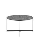 Fever - Mesita negra - D.80 cm