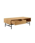 Fever - Mesita de roble natural - 120x60x40 cm