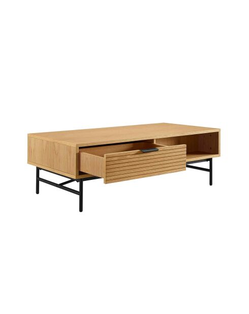 Fever - Tavolino in rovere naturale - 120x60x40 cm