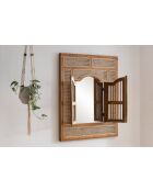 Sit - Miroir Rattan naturel - 80x4x90cm