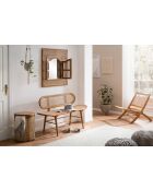 Sit - Miroir Rattan naturel - 80x4x90cm