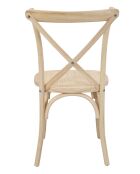 Sit - Lot de 2 chaises naturelles - 48x52x89cm