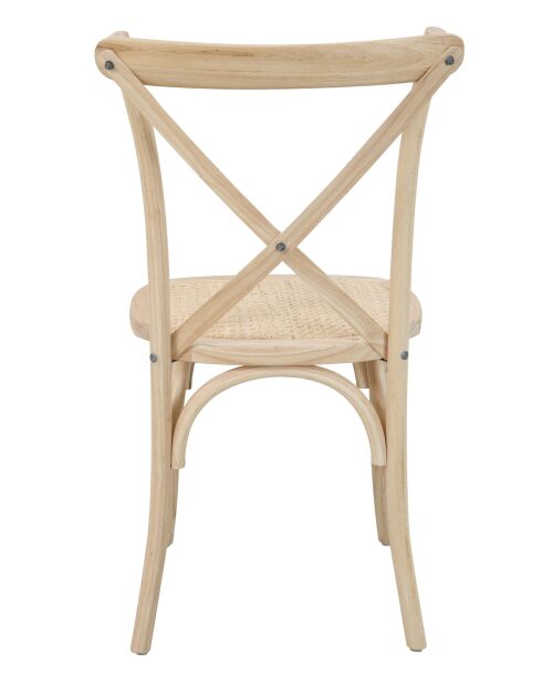Sit - Lot de 2 chaises naturelles - 48x52x89cm