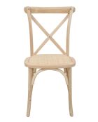 Sit - Lot de 2 chaises naturelles - 48x52x89cm