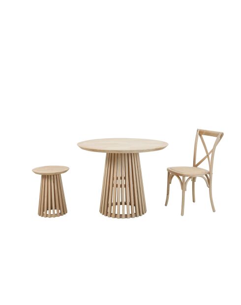 Sit - Lot de 2 chaises naturelles - 48x52x89cm