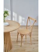 Sit - Lot de 2 chaises naturelles - 48x52x89cm