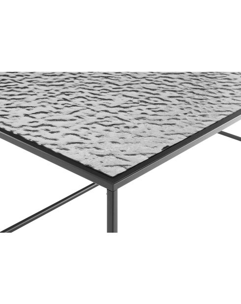 Fever - Mesita negra - 110x55x45 cm