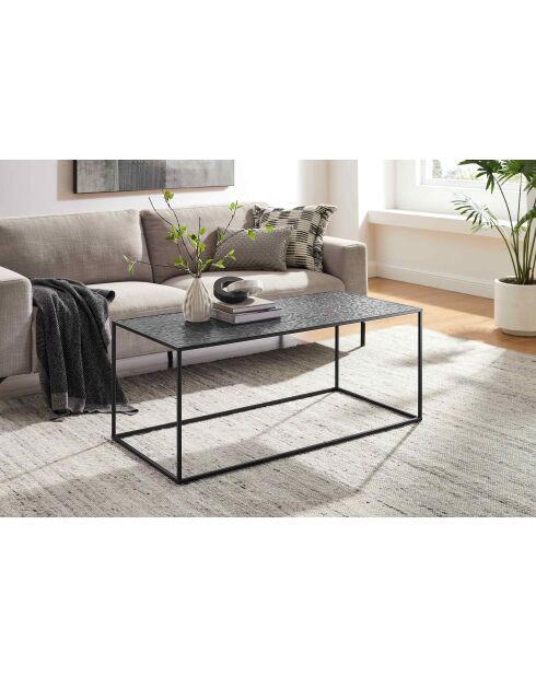 Fever - Mesita negra - 110x55x45 cm