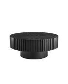 Fever - Mesita negra - D.80 cm