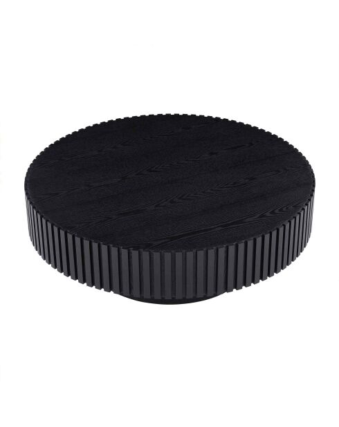 Fever - Mesita negra - D.80 cm