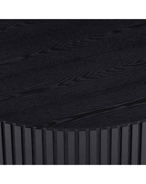 Fever - Mesita negra - D.80 cm