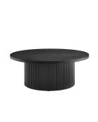 Fever - Mesita negra - D.85 cm