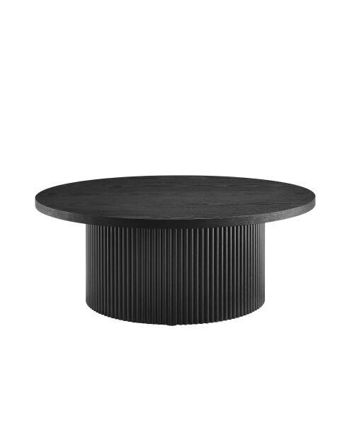 Fever - Mesita negra - D.85 cm