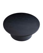 Fever - Mesita negra - D.85 cm