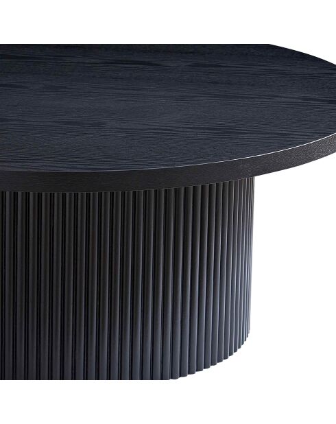 Fever - Mesita negra - D.85 cm